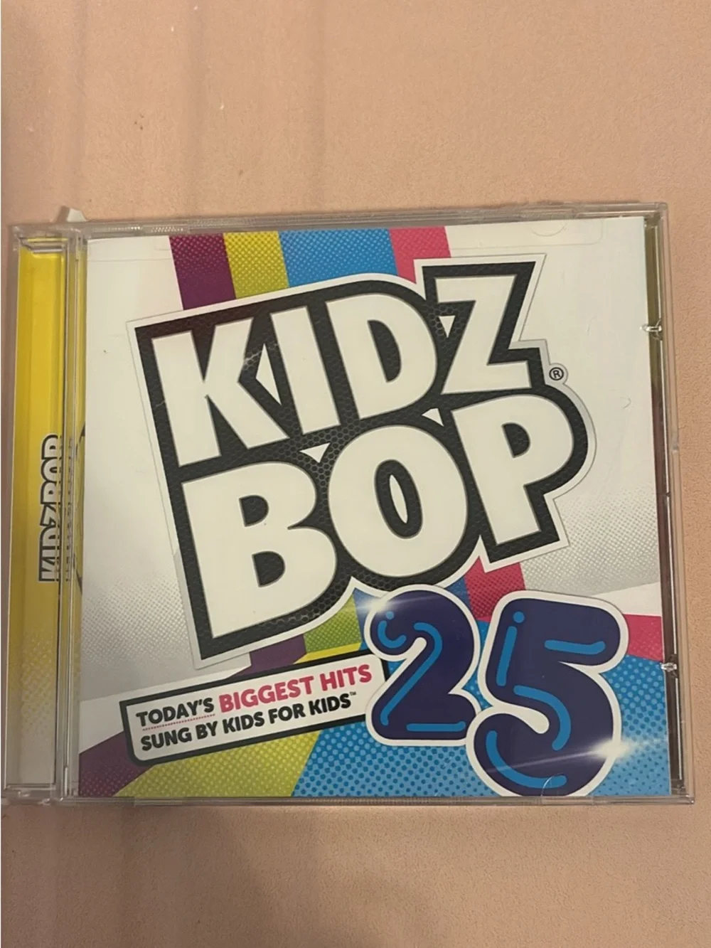 25 Kids Music CD - White with Multi Accent